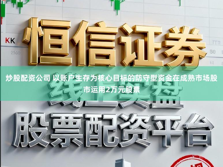 炒股配资公司 以账户生存为核心目标的防守型资金在成熟市场股市运用2万元股票