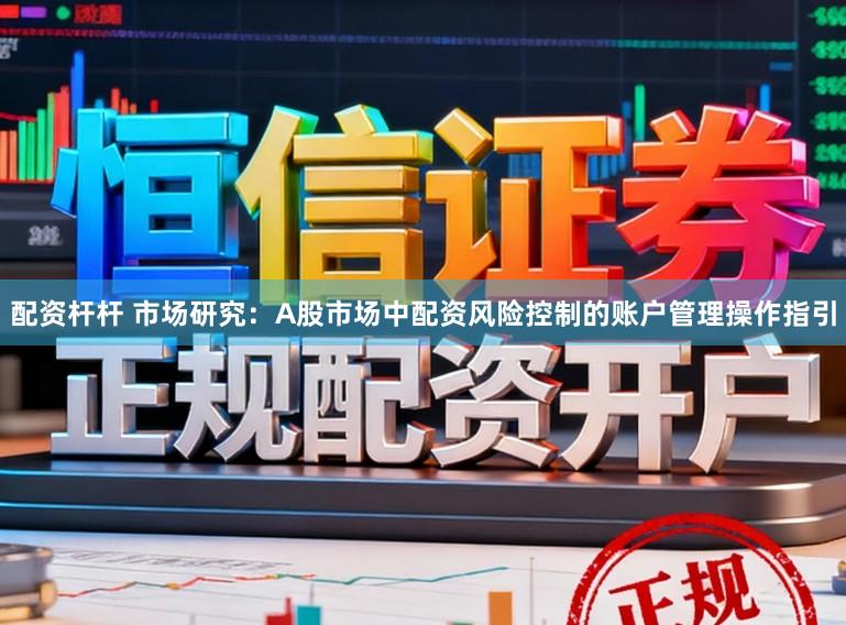 配资杆杆 市场研究：A股市场中配资风险控制的账户管理操作指引