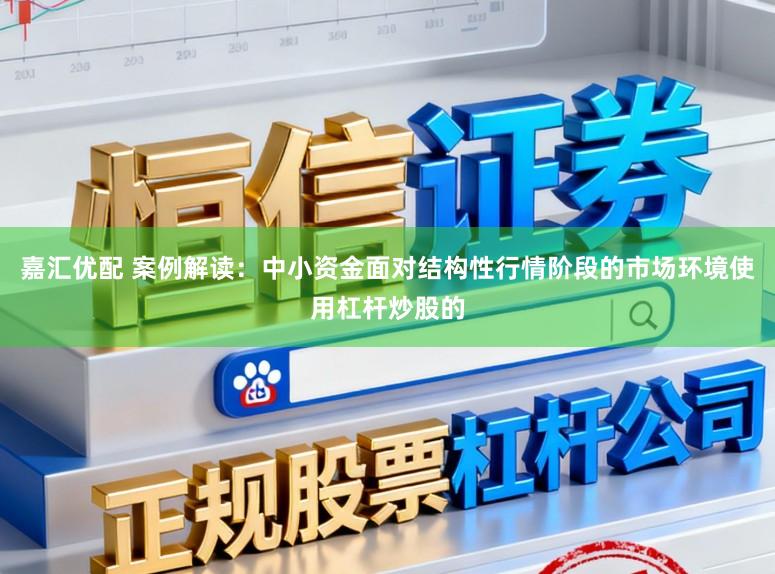 嘉汇优配 案例解读：中小资金面对结构性行情阶段的市场环境使用杠杆炒股的