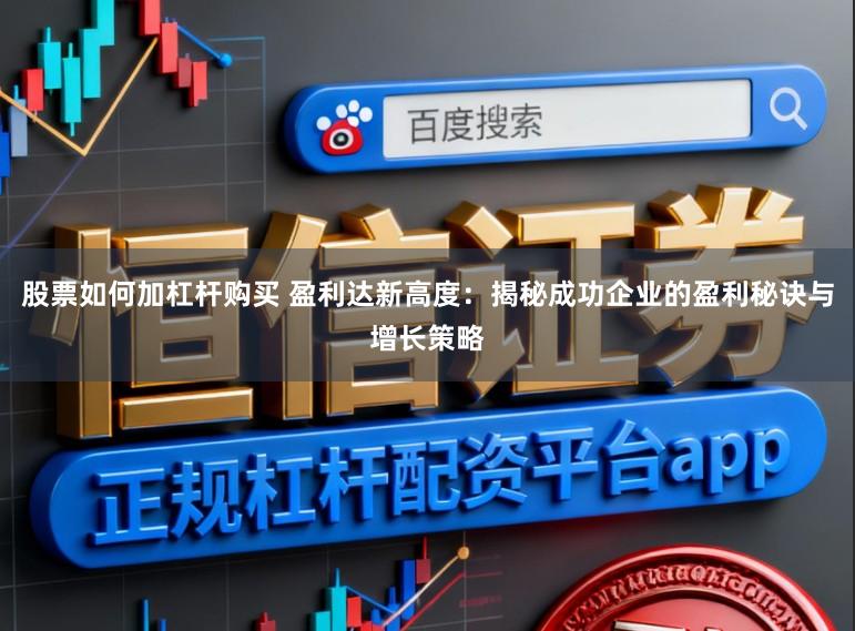 股票如何加杠杆购买 盈利达新高度：揭秘成功企业的盈利秘诀与增长策略